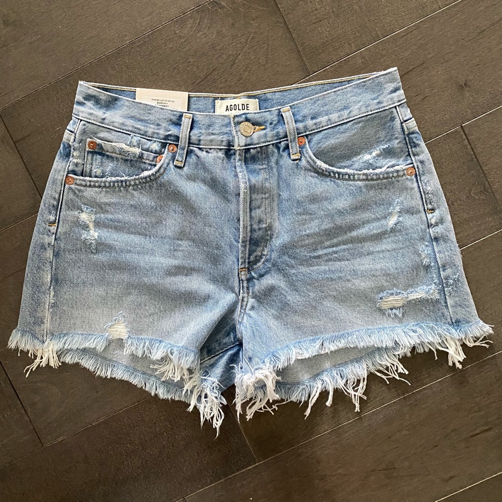 AGOLDE Parker Vintage Cut Off Short in Swapmeet 26